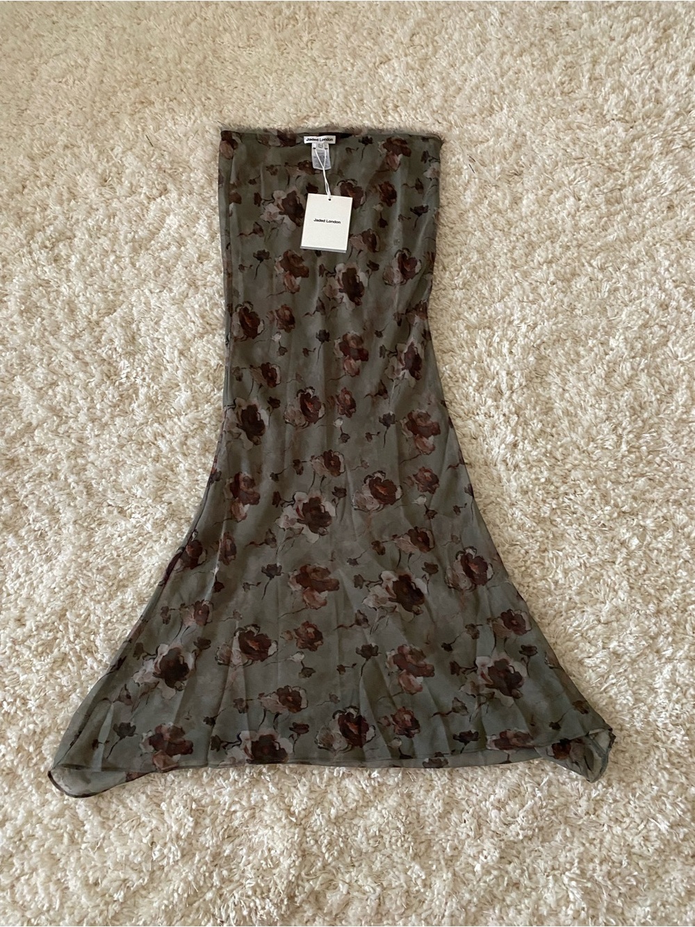 Jaded London Cibele Chiffon Floral Maxi Skirt - Picture 3 of 5